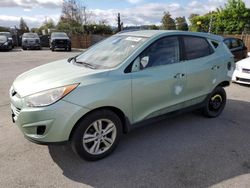Salvage cars for sale from Copart San Martin, CA: 2011 Hyundai Tucson GLS