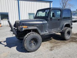 Salvage cars for sale from Copart Tulsa, OK: 1993 Jeep Wrangler / YJ