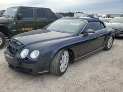 Bentley Continental salvage cars for sale: 2007 Bentley Continental GTC