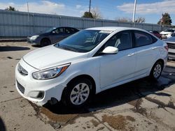 Hyundai Accent salvage cars for sale: 2017 Hyundai Accent SE