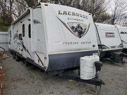 Salvage trucks for sale at Cahokia Heights, IL auction: 2014 Lzms Lowboy