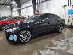 Salvage cars for sale at Ham Lake, MN auction: 2014 Infiniti Q50 Hybrid Premium