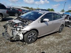 Salvage cars for sale from Copart Sacramento, CA: 2017 Toyota Prius Prime