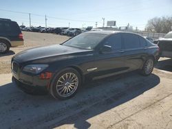 Salvage cars for sale at Oklahoma City, OK auction: 2012 BMW 750 LI