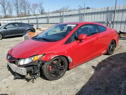 Salvage cars for sale from Copart Spartanburg, SC: 2012 Honda Civic SI