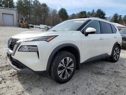 Salvage cars for sale at Mendon, MA auction: 2021 Nissan Rogue SV