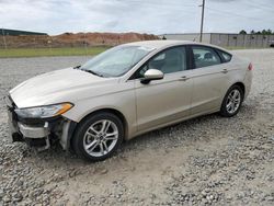 Salvage cars for sale at Tifton, GA auction: 2018 Ford Fusion SE