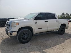 Salvage cars for sale from Copart Houston, TX: 2016 Toyota Tundra Crewmax SR5