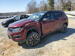 Vehiculos salvage en venta de Copart Concord, NC: 2021 Jeep Compass Trailhawk