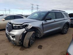 Salvage cars for sale at Elgin, IL auction: 2020 Ford Explorer ST