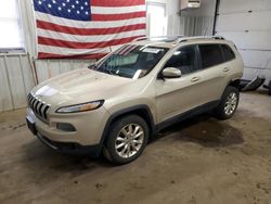 Vehiculos salvage en venta de Copart Lyman, ME: 2014 Jeep Cherokee Limited