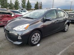 Salvage cars for sale from Copart Rancho Cucamonga, CA: 2014 Toyota Prius C