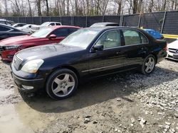 Salvage cars for sale at Waldorf, MD auction: 2002 Lexus LS 430