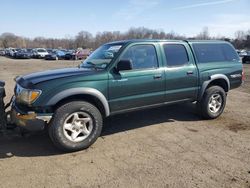 Salvage trucks for sale at New Britain, CT auction: 2002 Toyota Tacoma Double Cab