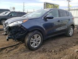 Salvage cars for sale at Chicago Heights, IL auction: 2017 KIA Sportage LX