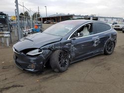 Salvage cars for sale at Denver, CO auction: 2017 Tesla Model X