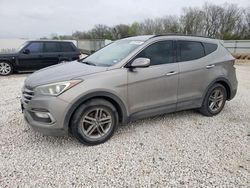 Salvage cars for sale from Copart New Braunfels, TX: 2017 Hyundai Santa FE Sport