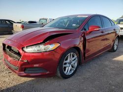 Salvage cars for sale at Houston, TX auction: 2015 Ford Fusion SE