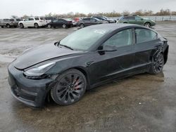 Salvage cars for sale at Fresno, CA auction: 2022 Tesla Model 3