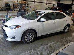 Toyota Corolla L salvage cars for sale: 2019 Toyota Corolla L