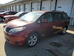 Salvage cars for sale at Louisville, KY auction: 2012 Toyota Sienna LE