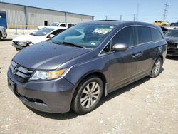 Salvage cars for sale at Haslet, TX auction: 2016 Honda Odyssey EXL