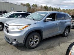 Toyota Highlander salvage cars for sale: 2014 Toyota Highlander XLE