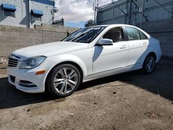 Salvage cars for sale from Copart Albuquerque, NM: 2013 Mercedes-Benz C 300 4matic