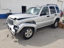 Salvage cars for sale at Farr West, UT auction: 2002 Jeep Liberty Limited
