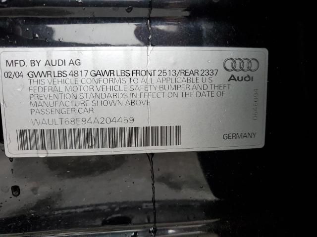 2004 Audi A4 3.0 Quattro