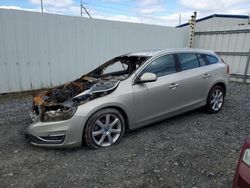 Salvage cars for sale at Albany, NY auction: 2017 Volvo V60 T5 Premier