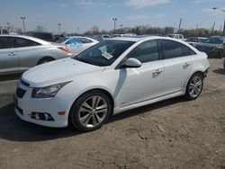 Chevrolet Cruze LTZ salvage cars for sale: 2012 Chevrolet Cruze LTZ