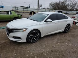 Honda Accord Sport Vehiculos salvage en venta: 2018 Honda Accord Sport