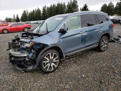 Salvage cars for sale from Copart Graham, WA: 2022 Honda Pilot Touring