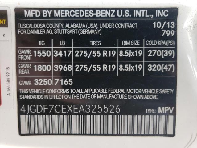 2014 Mercedes-Benz GL 450 4matic