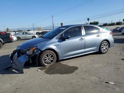 Salvage cars for sale at Colton, CA auction: 2021 Toyota Corolla LE