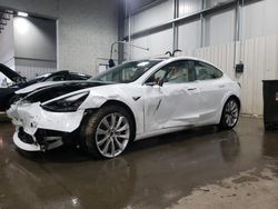 Salvage cars for sale at Ham Lake, MN auction: 2019 Tesla Model 3
