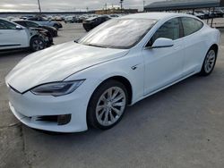 Salvage cars for sale from Copart Sun Valley, CA: 2016 Tesla Model S