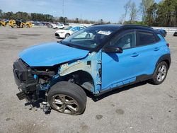 Vehiculos salvage en venta de Copart Dunn, NC: 2022 Hyundai Kona SEL