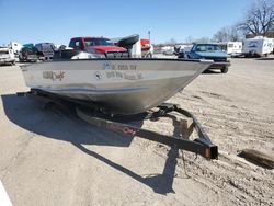 Salvage boats for sale at Des Moines, IA auction: 2022 Alumacraft Acraftboat