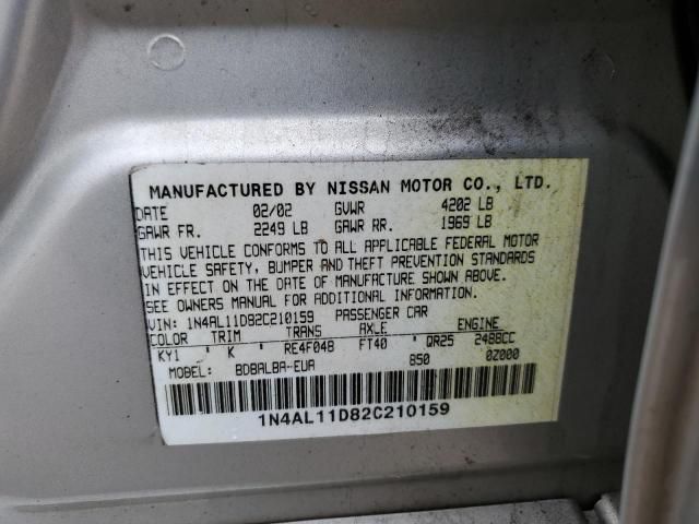 2002 Nissan Altima Base