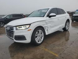 Salvage cars for sale at Grand Prairie, TX auction: 2018 Audi Q5 Premium Plus