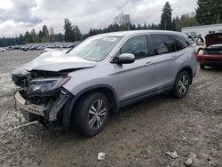 Salvage cars for sale from Copart Graham, WA: 2018 Honda Pilot EXL