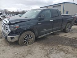 Toyota Tundra salvage cars for sale: 2019 Toyota Tundra Double Cab Limited