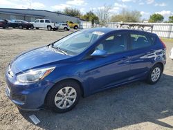 Salvage cars for sale at Sacramento, CA auction: 2016 Hyundai Accent SE