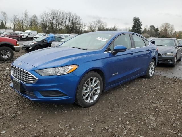 2017 Ford Fusion SE Hybrid