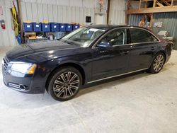 Salvage cars for sale at Sikeston, MO auction: 2013 Audi A8 L Quattro