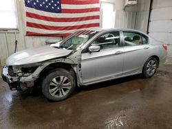 Salvage cars for sale from Copart Lyman, ME: 2013 Honda Accord LX