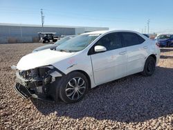Salvage cars for sale from Copart Phoenix, AZ: 2018 Toyota Corolla L
