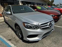 Salvage cars for sale from Copart Midway, FL: 2014 Mercedes-Benz E 350 4matic